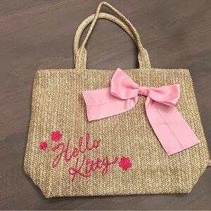 Hello Kitty Straw Tote